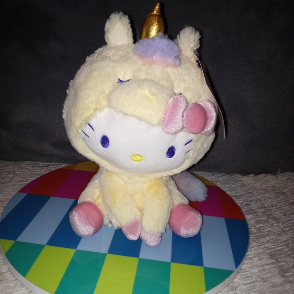 Hello Kitty Unicorn 🦄 Plush Toy, Premium Stuffed Animal, 6" - Picture 3 of 3